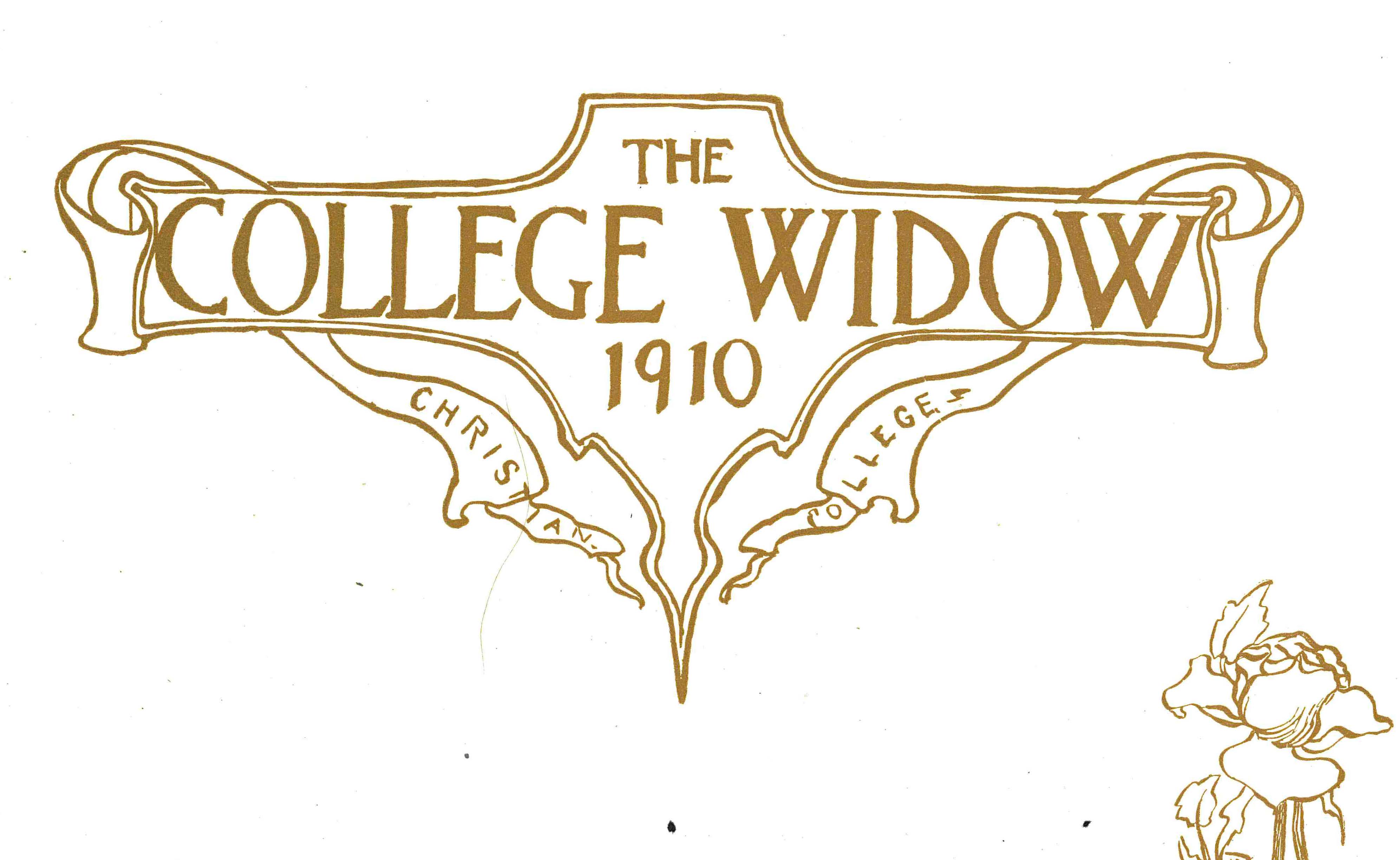 The College Widow, 1910, Christian College